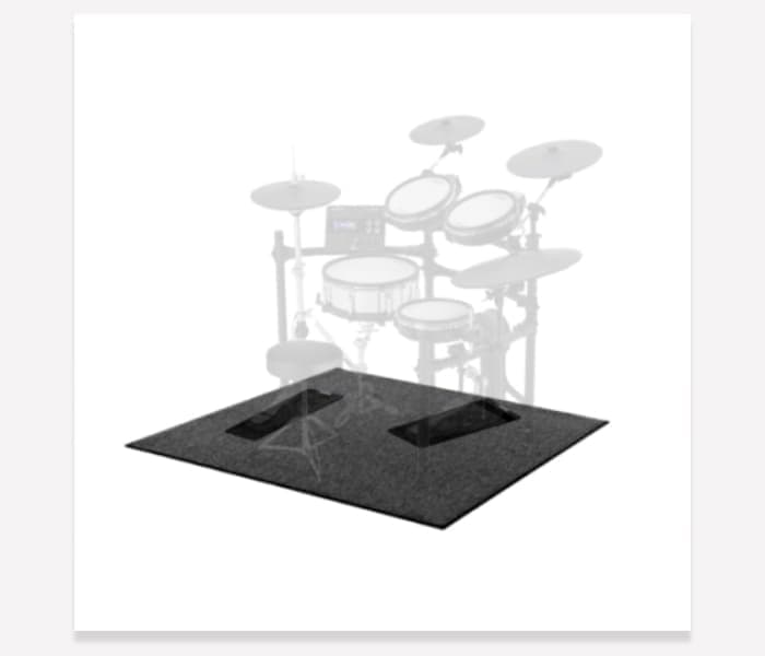 ELEDORA 電子ドラムマット DMW10 & キックペダル防音強化マットセット