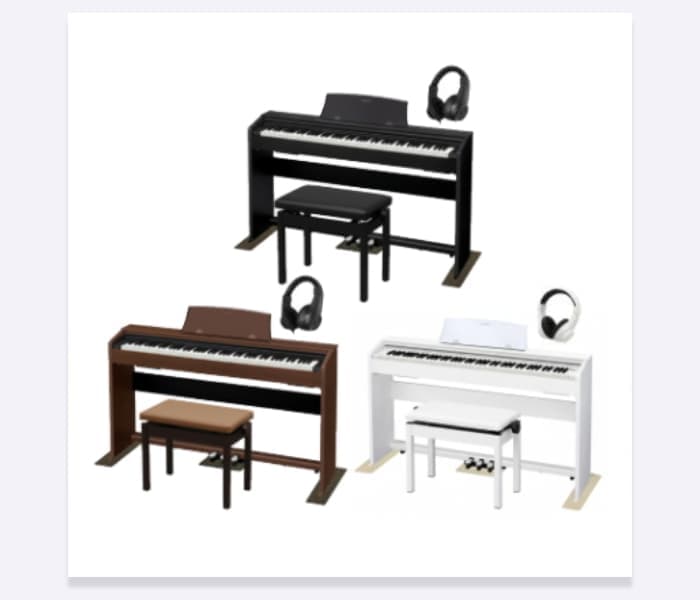 PX-770 高低自在椅子+電子ピアノ用マットセット