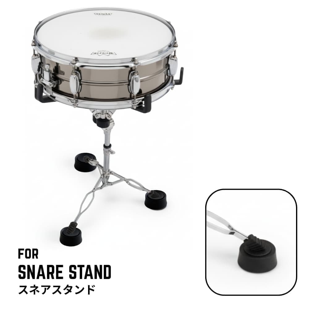 スネアスタンド使用例
