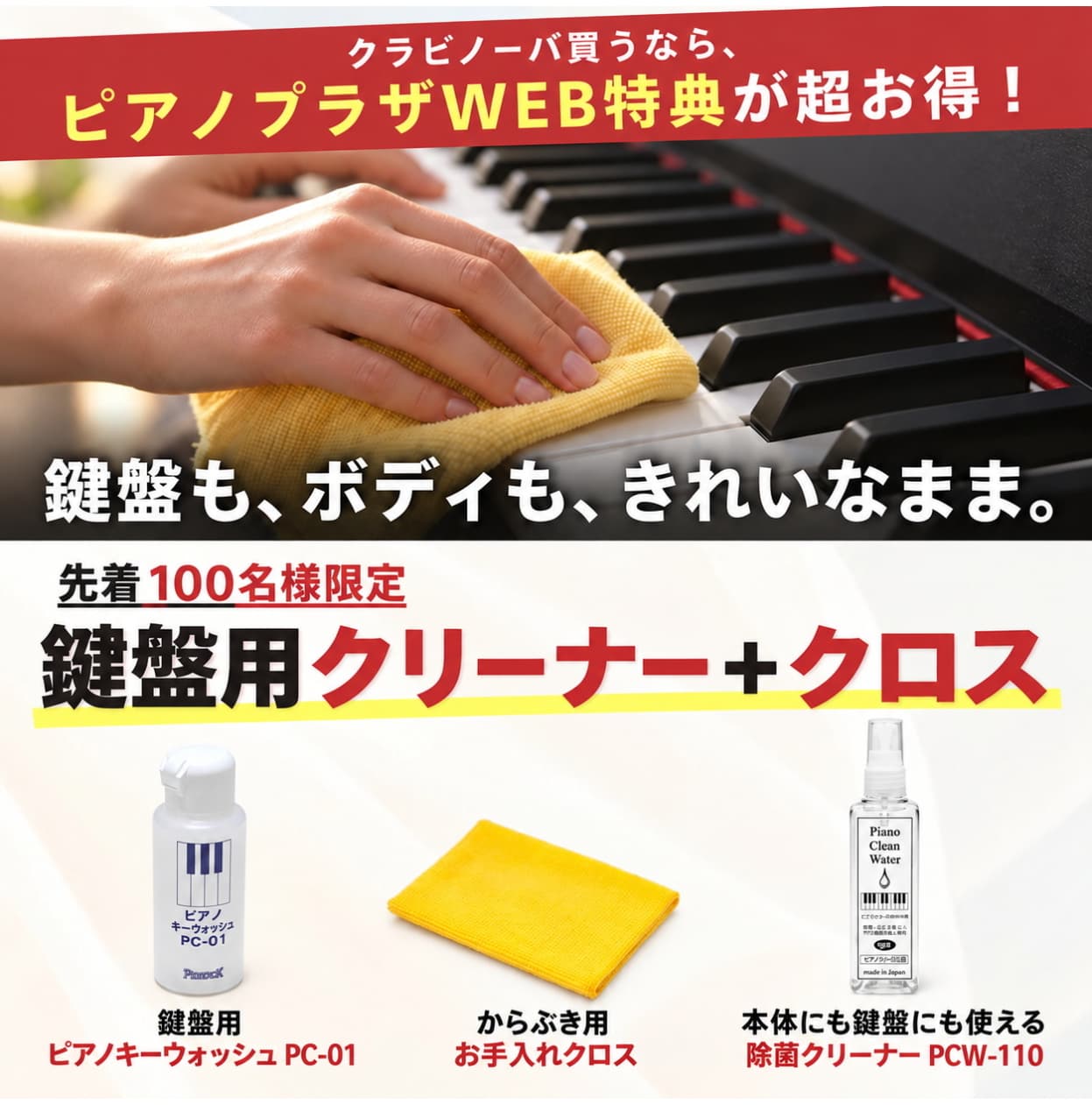 お手入れセットプレゼント